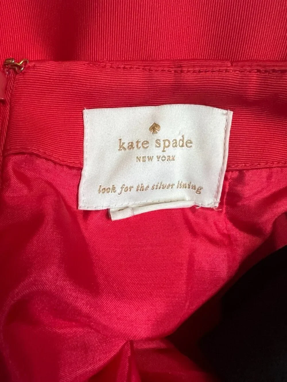 Kate Spade New York Red Black Bow Open Back Mini Dress Size 0